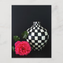 Search for chequerboard postcards Black and white