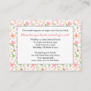 Search for baby shower book insert Pink