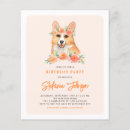 Search for corgi invitations Watercolor