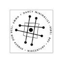 Search for mid century modern rubber stamps Return address
