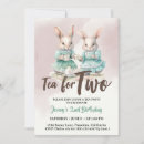 Search for tea for two birthday invitations Vintage