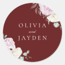 Search for white and blush wedding stickers Pink