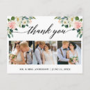 Search for wedding thank you photo postcards Elegant