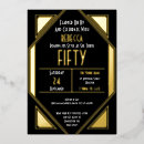 Search for gold foil art deco invitations Glam