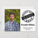 Search for male graduation invitations Simple