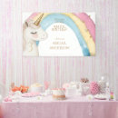 Search for unicorn birthday party banners Girl