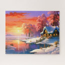 Search for sunset puzzles Snow