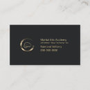 Search for martial arts business cards Self defence