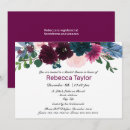 Search for plum bridal shower invitations Flowers