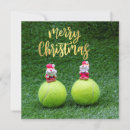 Search for tennis christmas cards Santa