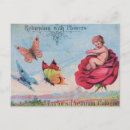 Search for vintage butterfly postcards Fairy