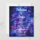 Search for a night under the stars wedding invitations Universe