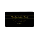 Search for dark background return address labels For her