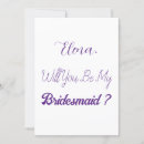 Search for purple and white wedding invitations For her