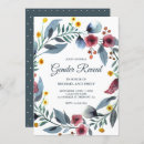 Search for rustic gender reveal invitations Elegant