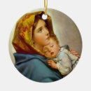 Search for vintage religious christmas tree decorations Virgin mary