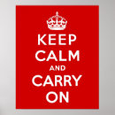 Search for crown keep calm carry on posters War