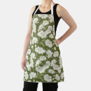 Search for flowery aprons Green