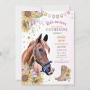 Search for girls pony party invitations Riding