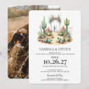 Search for cactus rehearsal dinner invitations Cacti
