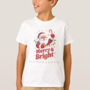 Search for christmas kids tshirts Merry and bright