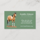 Search for thoroughbred business cards Horses