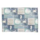 Search for sea shell pillowcases Blue