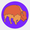 Search for bison animal stickers America