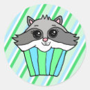 Search for racoon stickers Blue