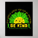 Search for mental health ribbon posters Sunflower