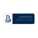 Search for letter b return address labels Blue