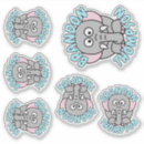 Search for fun cartoon cow stickers For kids