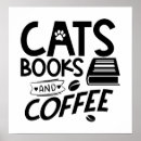 Search for cat reading book posters Books