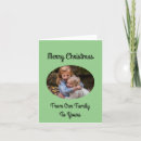 Search for from our family to yours cards Green