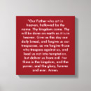 Search for the lords prayer canvas prints Faith
