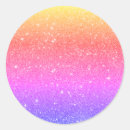 Search for round rainbow stickers Purple