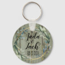 Search for stylish wedding key rings Rustic