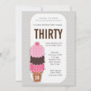 Search for ice cream cone birthday invitations Party