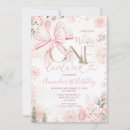 Search for wonderland 1st birthday invitations Baby girl