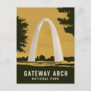 Search for expansive postcards Gateway arch national park