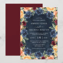 Search for navy and orange wedding invitations Rustic