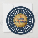Search for vintage baseball invitations Party
