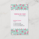 Search for cute girly business cards Floral