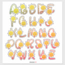 Search for green letter stickers Text