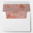 Search for rose gold envelopes Return address
