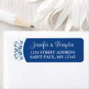Search for winter flowers return address labels White