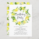Search for lemon birthday invitations Summer