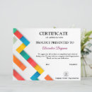 Search for certificates of recognition Professional company training