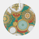 Search for arabesque christmas tree decorations Illustration