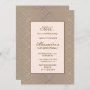 Search for surprise for her birthday invitations Gold